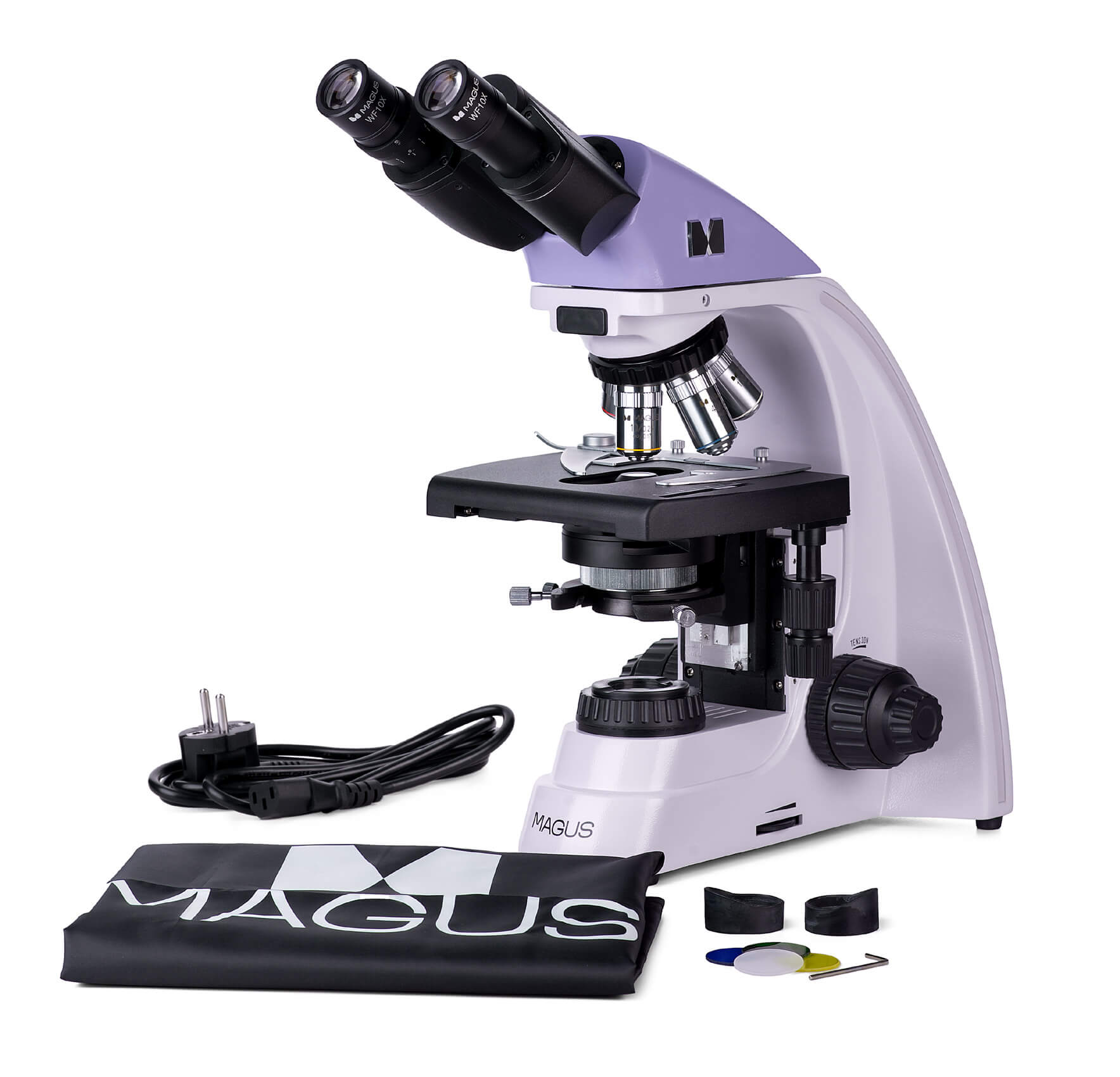 Biologický mikroskop MAGUS Bio 230B, obsah balenia